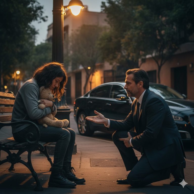 El Secreto de la Calle de las Luces Parpadeantes: Una Huérfana y el Misterioso Millonario que Detuvo su Jaguar Bajo la Sombra de la Traición Familiar – Una Historia Viral que Demuestra que la Bondad es el Último Santuario en el Corazón de la Ciudad de México.