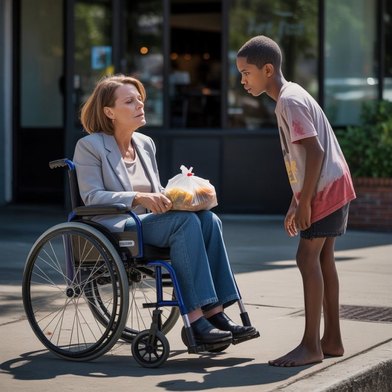 “Puedo hacer que camine”: El joven hambriento que retó a la millonaria paralizada y cambió su vida para siempre.