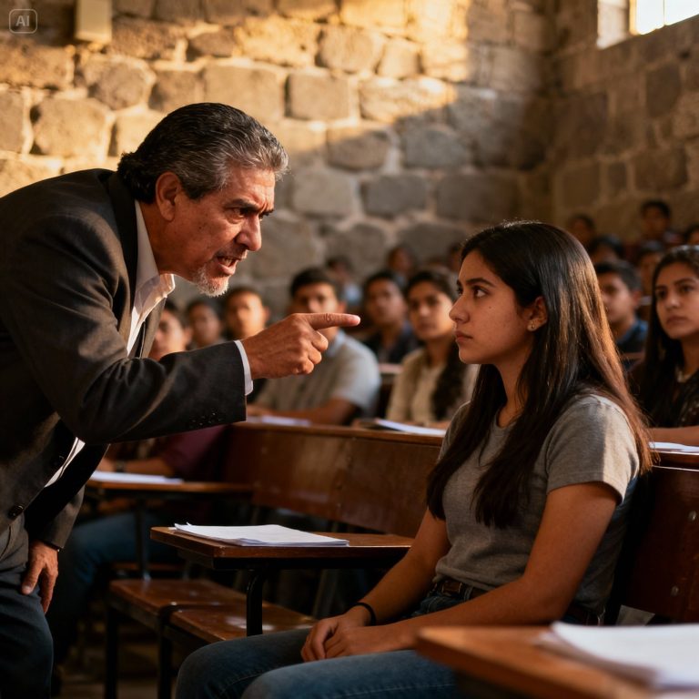 💥 El Profesor de la Élite Quiso Humillarme Frente a Todos Por Mi Origen en la Fonda de Mi Familia, Pero No Sabía que Detrás de Mi Silencio Estaba Armando un Expediente que Destrozaría Todo Su Sistema de Prejuicios: La Historia de Cómo una Beca y el Aroma a Comino se Convirtieron en el Arma Más Peligrosa Contra la Arrogancia. 💥
