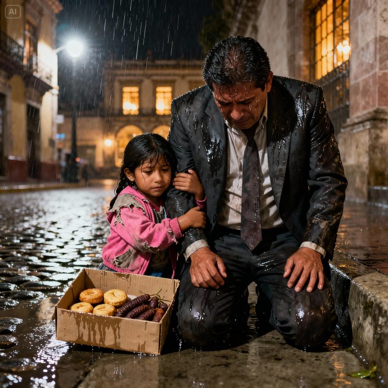 EL SECRETO DEL PUENTE MATUTE REMUS: Cómo un Magnate Financiero, Destrozado y al Borde del Suicidio Bajo la Tormenta de Guadalajara, Fue Detenido por la Hija de 7 Años del Traidor que lo Inculpó—La Pequeña Vendedora de Dulces Mexicanos que Ocultaba la Evidencia para Desenmascarar al Culpable y Desatar la Más Increíble Historia de Redención, Venganza y el Vínculo Paterno-Filial Más Inesperado en la Élite Corporativa de México.