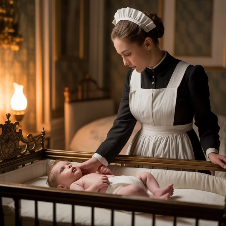 El secreto del bebé ciego que solo una esclava vio.