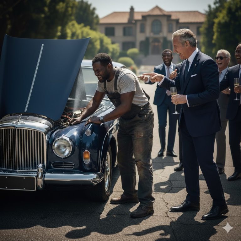 Millonario reta a vagabundo: “Arréglalo y es tuyo”. El final lo dejó mudo.