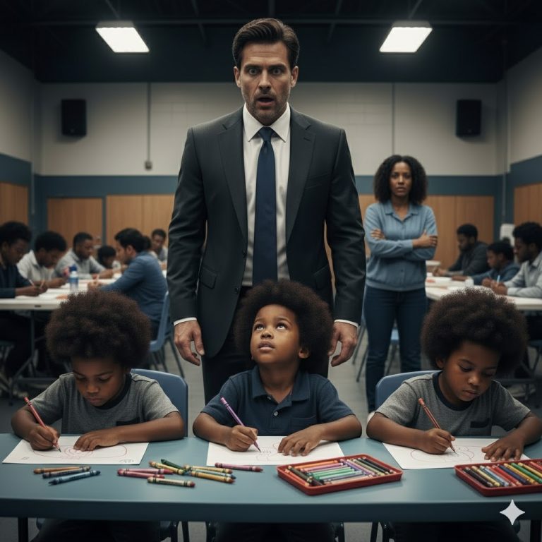 La abandonó hace 6 años. Hoy la encontró con trillizos… que son idénticos a él.