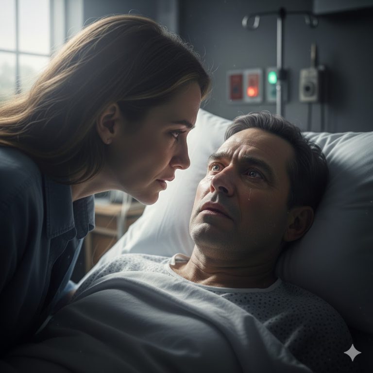 Calló 12 años su infidelidad. Lo cuidó al morir. Y su susurro final fue su venganza.