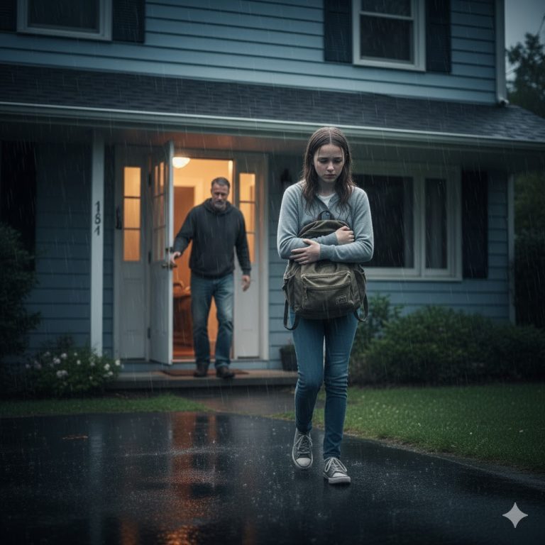 La eché a la tormenta creyendo que era el error de mi esposa. Diez años después, la verdad me encontró y me partió el alma en dos.