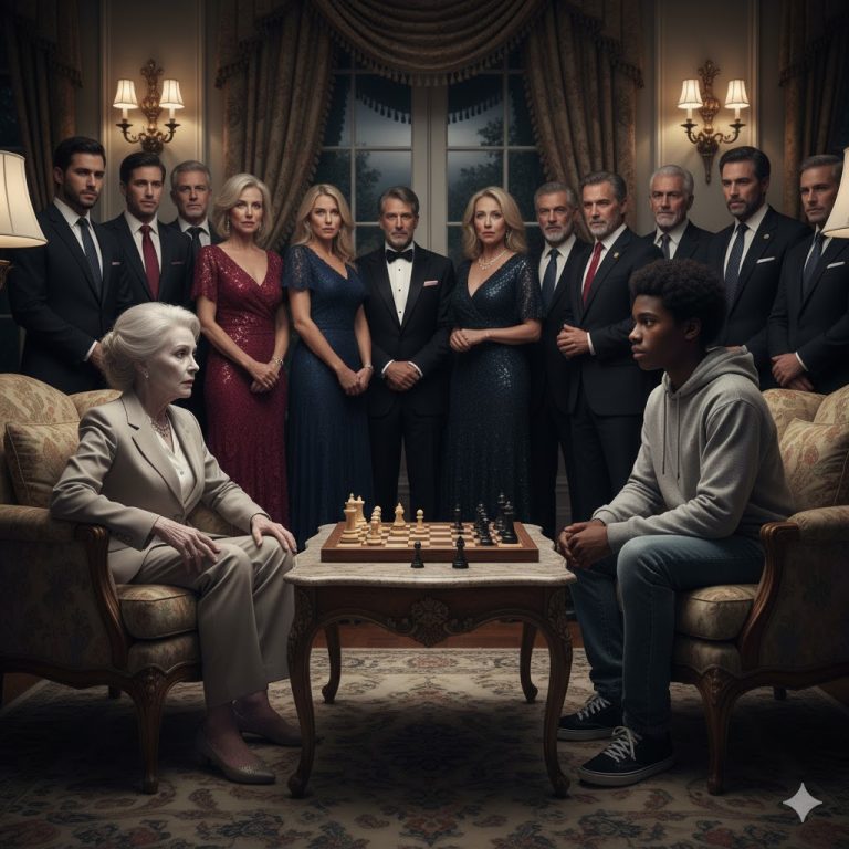 Ven aquí, niño”: Millonaria reta al hijo de empleada a ajedrez. El “chiste” la destruye segundos después.